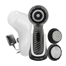 Michael Todd Soniclear Elite Antimicrobial Facial Cleansing Brush System, 6-Speed Sonic Powered Exfoliating Face Brush