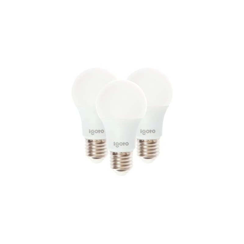iGoto F3P20112 Pack de 3 Focos 12w A55 Luz Calida