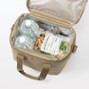 MUJI 84383137 Insulated Bag, Beige, Large Size, 12.6 x 11.8