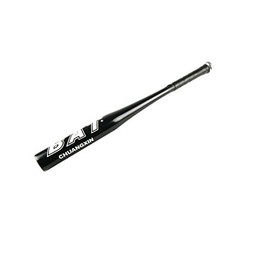 mixed24 Aluminium Baseball Bat 34 Inches Approx. 86 cm with Non-Slip Grip 5 (Black)