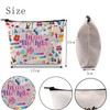 POFULL Birthday Gifts for Women Cosmetic Bag Music Lovers Singer