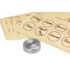 Orii Spice Labels - Clear Round - 160 Pre-Printed +20