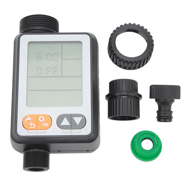 Automatic Water Timer Garden Hose Farm Irrigation 3in Display Rain