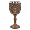 Nemesis Now D4718P9 Loki Goblet 17cm, Resin w. Stainless Steel