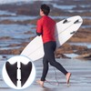 LaRandom 2 Pcs 1.5" Surfboard Fish Fin Nylon Soft Top