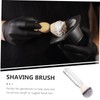 SAFIGLE Men Travel Shave Brush Lightweight Portable Beard Brush for