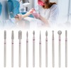 10pcs Nail Drill Bit Set Professional Home Salon Emery Cuticle