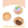 Gcardist 300-Count Brown Cupcake Liners Muffin Linner No Smell, Food