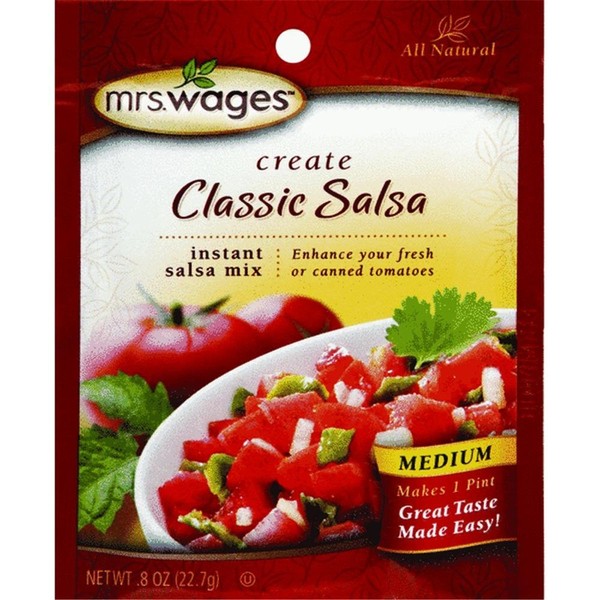 Mrs Wages Mix Instant Salsa Classic, 0.8 oz