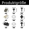 Pack of 80 Self-Tapping Screws Stainless Steel Self Tapping Body