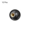 sourcing map 12Pcs Threaded Ball Knobs, M10 Female Thread Thermoset