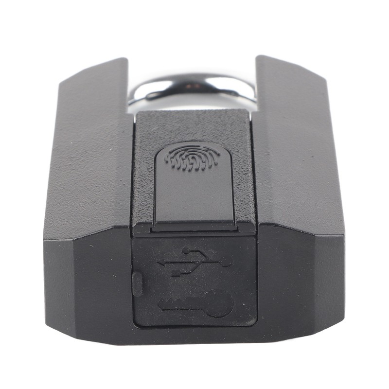 Fingerprint Padlock Waterproof Sensitive Rustproof Zinc Alloy Smart Electronic Padlock