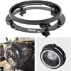 Chelhead 7" Headlight Bracket Mounting Ring Fixing Hardware for Harley
