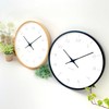 KATOMOKU plywood clock 7 natural sweep (continuous second hand movement)
