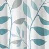 iDesign Laurel Fabric Polyester Shower Curtain, 72" x 72" -