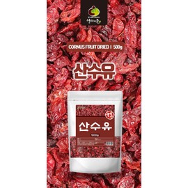 Free Market Cooperation Brand Domestic Dried Cornus officinalis Dried Cornus officinalis Tea 500g 3 packs / 국내산 말린 산수유 말린 건산수유 차 500g 3팩