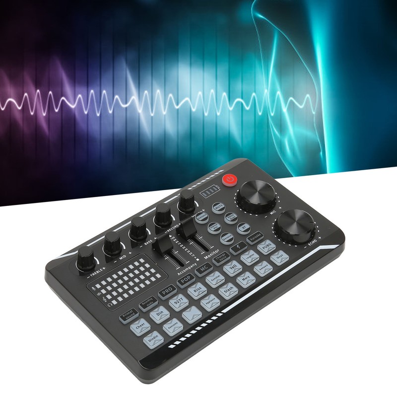 Sound Mixer Multiple Sound Effects Voice Change Live Broadcast Sound