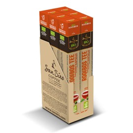 SanSiro Bio Rooibos-Tee - CO2 neutral produziert - nachhaltig und umweltfreundlich - 60 Kapseln