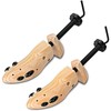 APIKA Two Way Shoe Stretcher Shoe Tree Natural Wood Set