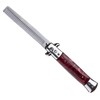 Switchblade Oil Hair Comb Stainless Steel Automatic Spring Folding Comb