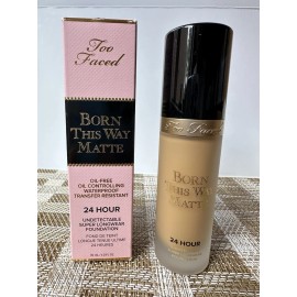 Too Faced Born This Way Matte Longwear Liquid Foundation -Golden  Beige 1oz/30ml