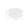 IWOWHERO 6pcs Desk Grommet Cable Hole Cover Flexible Cable Organizer