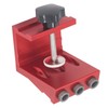 Pocket Hole Jig Set Aluminum Alloy Pocket Dowel Hole Jig