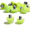 Genérico TPU Football Cleats 12 Replacement Pins Standard Thread (Neon