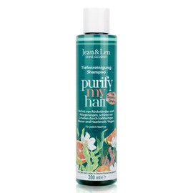 Jean & Len Pink Grapefruit & Spirulina Shampoo Thoroughly Cleanses Hair & Scalp, Removes Sebum & Residue, Protects Against Hair Breakage, No Silicones & Parabens, Vegan, 300 ml
