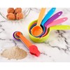 Rightox Measuring Cups and Spoons Food Graded Plastic Stackable Kitchen