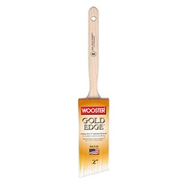 Wooster Brush E5231-2 Gold Edge Angle Sash Paintbrush, 2-Inch Size