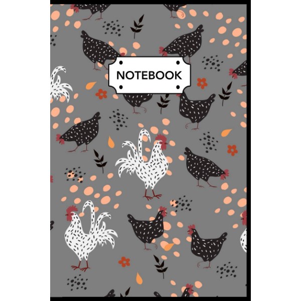 Notebook- Chicken Lovers Composition Books: Unique Chicken Pattern notebook for
