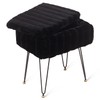 Wimarsbon Storage Ottoman, Vanity Stools with Metal Legs, 16.5" x