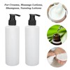 Plastic Pump Bottle Dispenser, 2pcs 250ml Refillable Empty Bottle Container