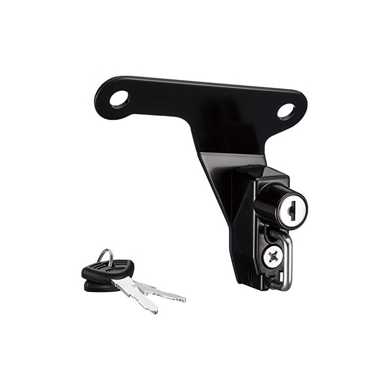 Kijima ZX-10R Motorcycle Parts Helmet Lock, Black, 2016-2017 Kawasaki 303-1583