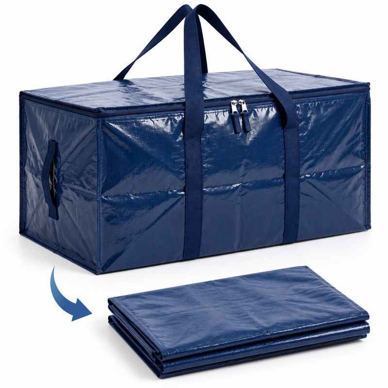 Heavy Duty Large Storage Tote Bag for Moving & Organization