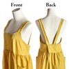 TOPTIE Cotton Linen Apron Cross Back Work Apron, Kitchen Apron,