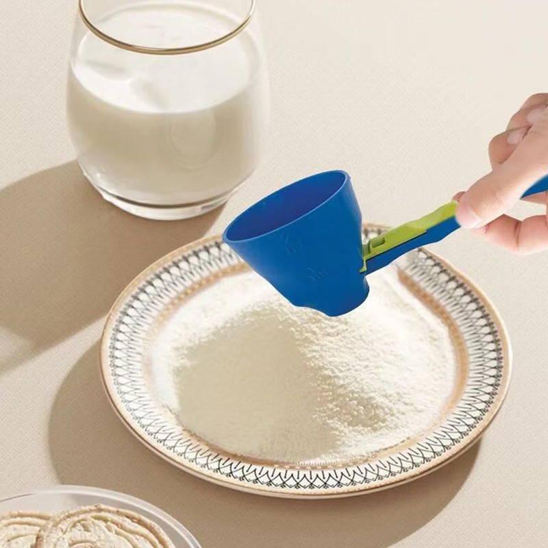Protein Scoop – 2pcs Sliding Protein Powder Scoop with Built-in