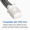 YQMAJIM Dashcam Power Adapter,(10P TypeB)Compatible with Toyota Camry/RAV4,Lexus,Subaru,Infiniti,Auto Rearview Mirror