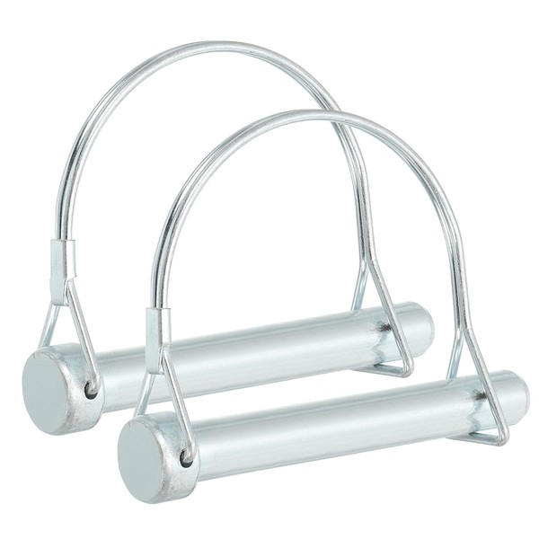 PATIKIL Trailer Coupler Pin 1/2x3-1/8x2.6"(D*L*IW), 2 Pcs Wire Lock Pin