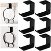 Weysat 6 Pcs Under Desk Headphone Hook Hanger Table Hook
