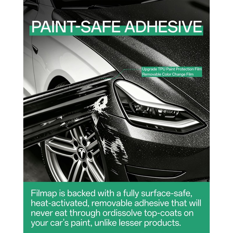 Filmap PPF, Dry Apply TPU PPF Vinyl Car Wrap Roll