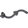 aftermarket Quality Replacement Plastic Chainsaw Oil Pipe, 4.65mm OD, Black,