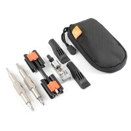Mountain Bike Tool Kit – Includes Set of Replaceable Fix It Sticks and Bracket, Two Tire Levers, 8 Bits and Chain Breaker in a Small Black Carry Case with Room for Other Essentials by Fix It Sticks
