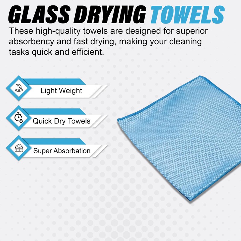 Cobra WRAP TOOLS DiamondGlide Standard Window Drying Towels - 280