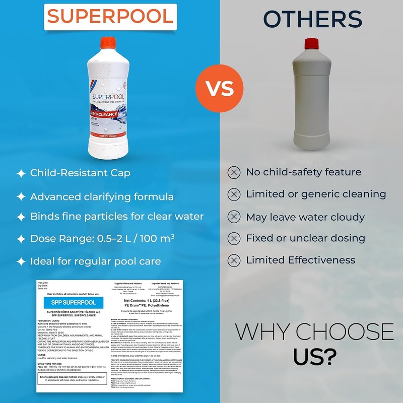 Swimming Pool Clarifier - Spa Clarifier & Hot Tub Clarifier