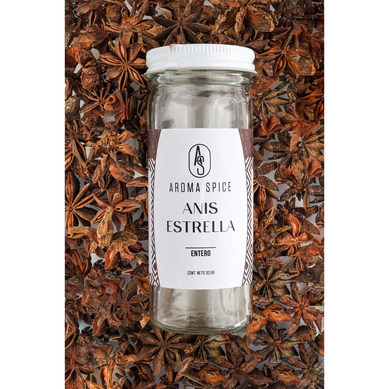 Aroma Spice | Sazonador Gourmet Anís Estrella | 30grs