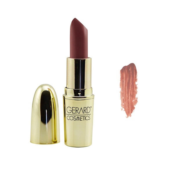 Gerard Cosmetics Lipstick 1995 | Neutral Pink Mauve Lipstick with Comfort Matte Finish | Highly Pigmented, Smooth Formula with Hydrating Ingredients | Cruelty Free & Made in USA