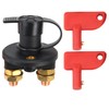 RKURCK 2 Holes Battery Disconnect Isolator Cut OFF Power Kill