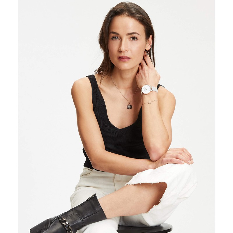 Tamaris Watch, Rose Gold / Grey, Modern